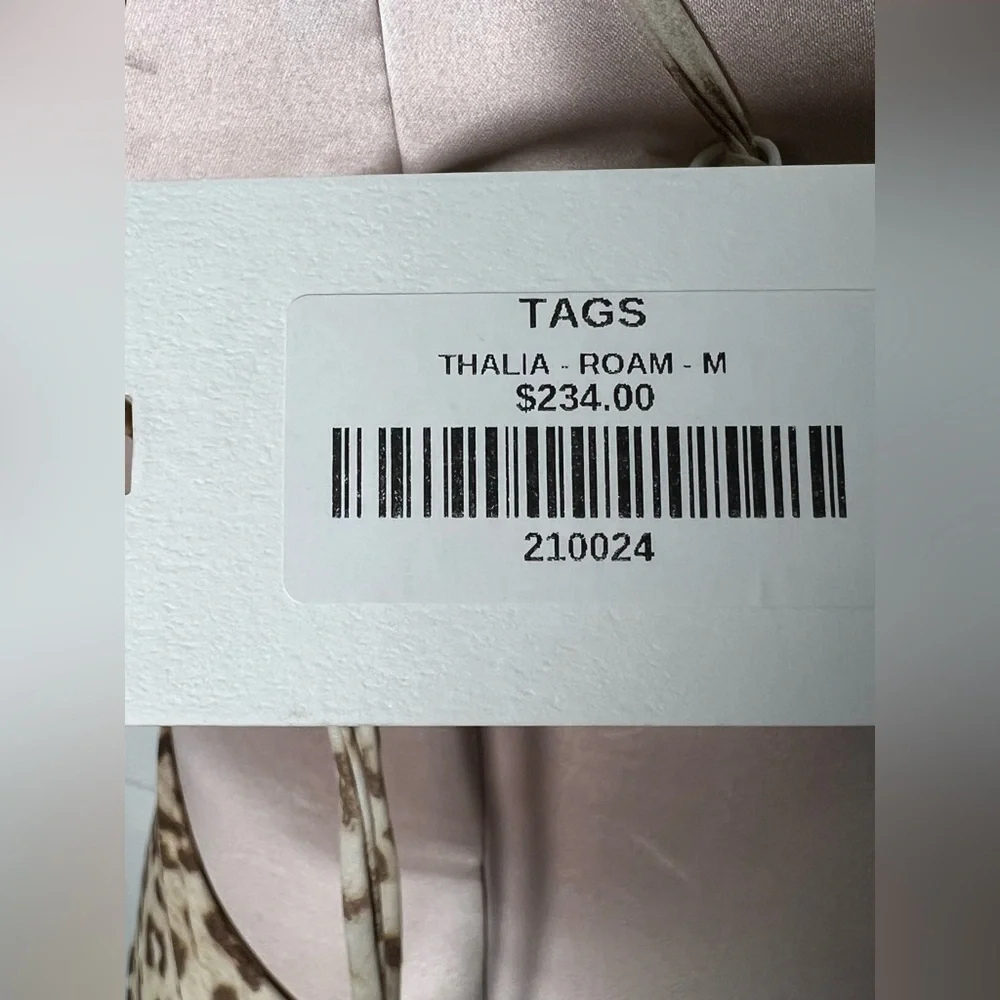 NWT Mikoh Thalia Roam Leopard Print One Piece Swim Swimsuit Sz M - Picture 5 of 11